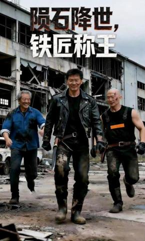 短剧《陨石降世，铁匠称王》海报