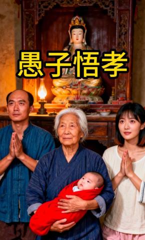 短剧《愚子悟孝》海报