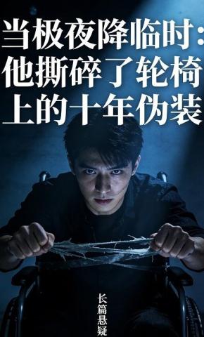 短剧《当极夜降临时：他撕碎了轮椅上的十年伪装》海报