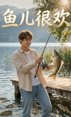 短剧《鱼儿很欢》海报