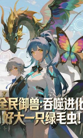 短剧《全民御兽：吞噬进化，好大一只绿毛虫！》海报