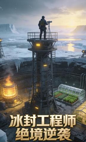 短剧《冰封工程师：绝境逆袭》海报