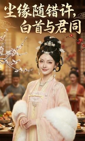 短剧《尘缘随错许，白首与君同》海报