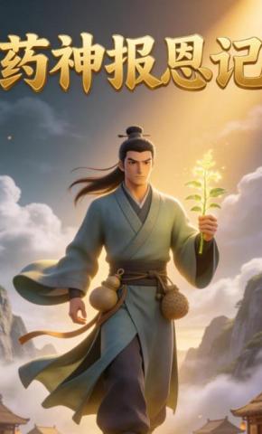 短剧《药神报恩记》海报