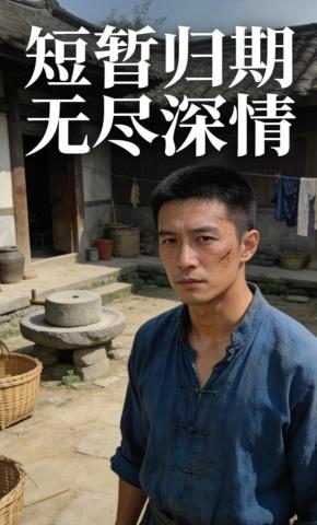 短剧《短暂归期，无尽深情》海报