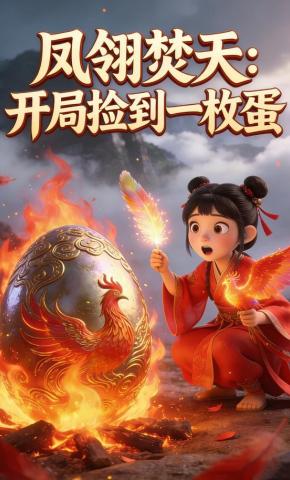 短剧《凤翎焚天：开局捡到一枚蛋》海报