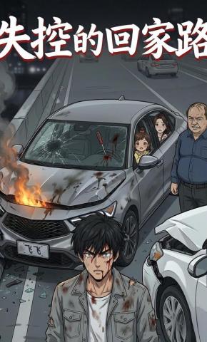 短剧《失控的回家路》海报