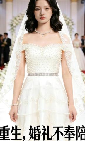 短剧《重生，婚礼不奉陪》海报