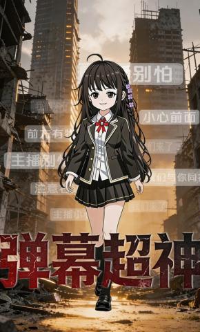 短剧《弹幕超神》海报