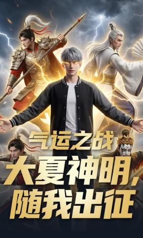 短剧《气运之战：大夏神明，随我出征》海报