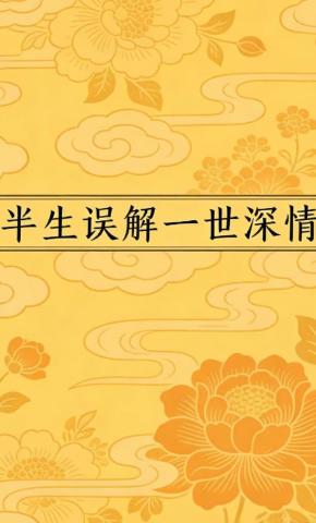 短剧《半生误解一世深情》海报