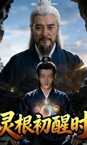 短剧《灵根初醒时》海报