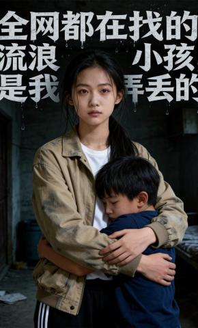 短剧《全网都在找的流浪小孩，是我弄丢的》海报