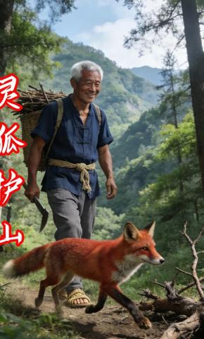短剧《灵狐护山》海报