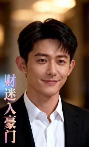 短剧《财迷入豪门》海报