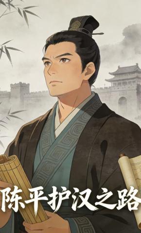 短剧《陈平护汉之路》海报