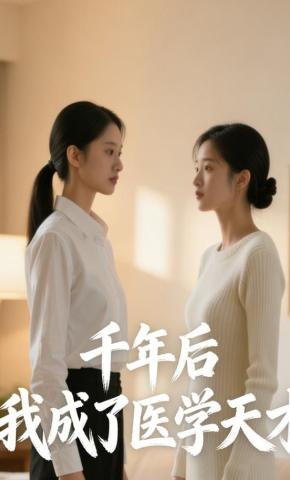 短剧《千年后，我成了医学天才》海报
