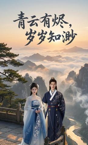 短剧《青云有烬，岁岁知渺》海报