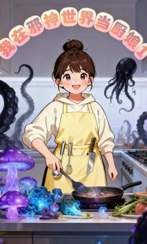 短剧《我在邪神世界当厨娘1》海报
