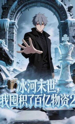 短剧《冰河末世，我囤积了百亿物资2》海报