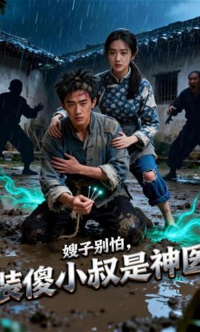 短剧《嫂子别怕，装傻小叔是神医》海报