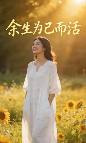 短剧《余生为己而活》海报