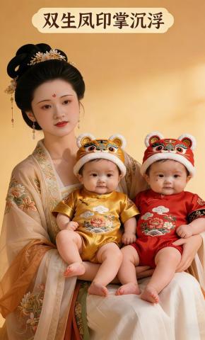 短剧《双生凤印掌沉浮》海报