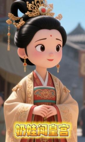 短剧《奶娃闯皇宫》海报