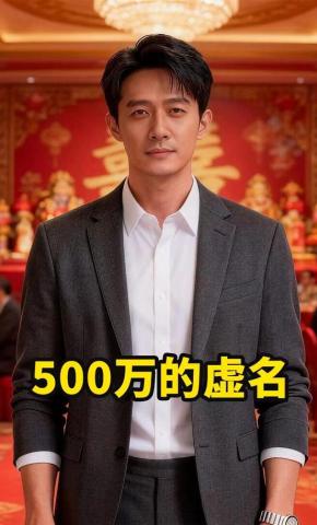 短剧《500万的虚名》海报