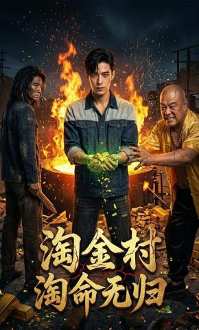 短剧《淘金村：淘命无归》海报