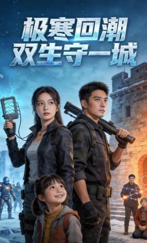 短剧《极寒回潮：双生守一城》海报