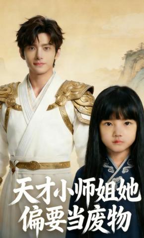 短剧《天才小师姐她偏要当废物》海报