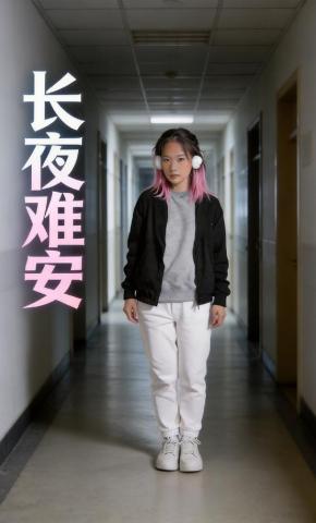 短剧《长夜难安》海报