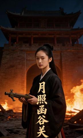 短剧《月照函谷关》海报