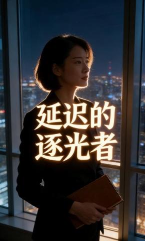 短剧《延迟的逐光者》海报