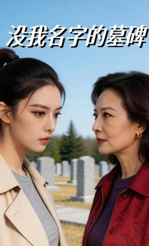 短剧《没我名字的墓碑》海报