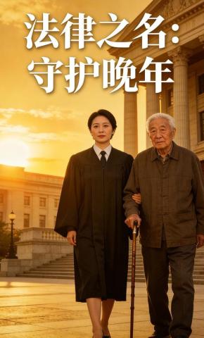 短剧《法律之名：守护晚年》海报