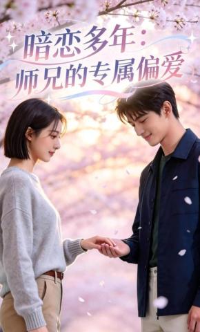 短剧《暗恋多年：师兄的专属偏爱》海报