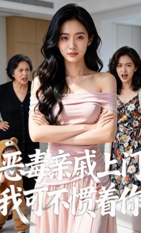 短剧《恶毒亲戚上门，我可不惯着你》海报