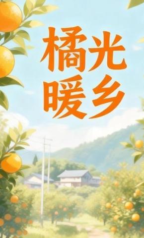 短剧《橘光暖乡》海报
