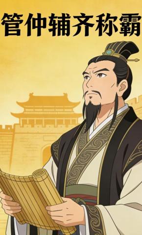 短剧《管仲辅齐称霸》海报