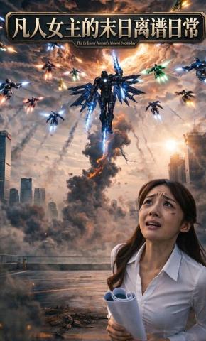 短剧《凡人女主的末日离谱日常》海报