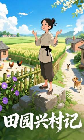 短剧《田园兴村记》海报