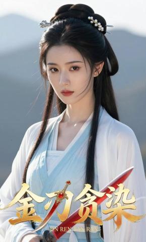 短剧《金刃贪染》海报