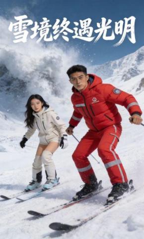 短剧《雪境终遇光明》海报