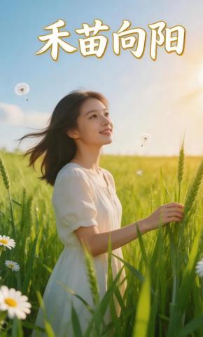 短剧《禾苗向阳》海报