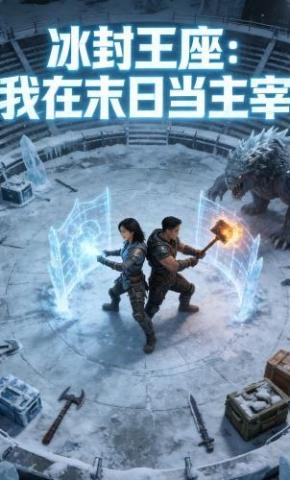 短剧《冰封王座：我在末日当主宰》海报