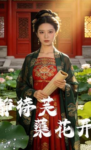 短剧《静待芙蕖花开》海报