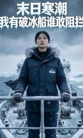 短剧《末日寒潮：我有破冰船谁敢阻拦》海报
