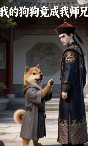 短剧《我的狗狗竟成我师兄》海报